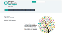 Desktop Screenshot of peersupportvic.org